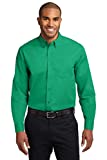 Port Authority Long Sleeve Easy Care Shirt, Large, Court Green