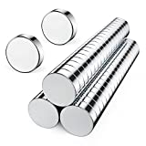 Round Refrigerator Magnets, 60PCS 83MM Small Strong Rare Earth Neodymium Magnets, Fridge Magnets, Office Magnets, Whiteboard Magnets, Durable Mini Magnets