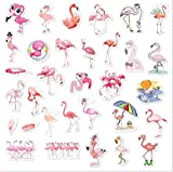 64pcs Pink Flamingo Planner Stickers Peel-Off Laptop Stickers,Small Lovely Letter Stickers Photo Sticker Stationery Stickers for DIY Arts and Crafts,Bullet Journals,Scrapbooks,Calendars (Flamingo)