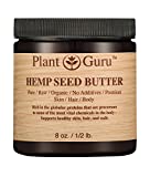 Hemp Seed Butter 8 oz. 100% Pure Raw Fresh Natural Cold Pressed. Skin Body and Hair Moisturizer, DIY Creams, Balms, Lotions, Soaps.