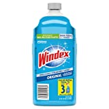 Windex Glass Cleaner Refill, Original Blue, 2 L