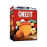 Cheez-It Cheese Crackers, Baked Snack Crackers, Office and Kids Snacks, White Cheddar, 7oz Box (1 Box)