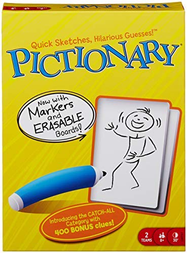 Pictionary Board Games for Family Night, Gifts for Kids, Adults and Game Night, Quick-Draw Guessing , Unique Catch-All Category [Amazon Exclusive]