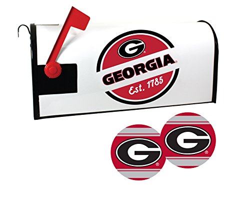 R and R Imports Georgia Bulldogs Magnetic Mailbox Cover and Sticker Set