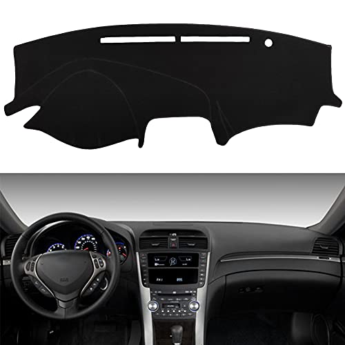 BLIBLIUNIT Dashboard Cover Custom Fit for Acura TL 2004 2005 2006 2007 2008,Dash Cover Mat(Premium Carpet, Black)