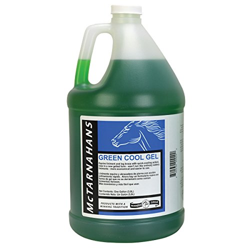 McTarnahans Green Cool Gel Horse Liniment, Gallon (128 oz)