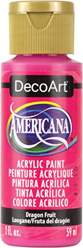 DecoArt DA300-3 Americana Acrylic Paint, 2-Ounce, Dragon Fruit