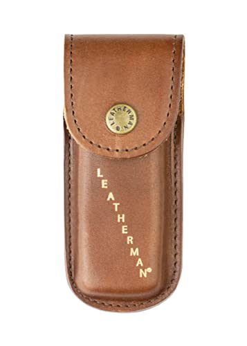 LEATHERMAN, Heritage Leather Snap Sheath for Multitools, Made in the USA, Small (Fits Rebar, Wingman, Rev, and Sidekick)