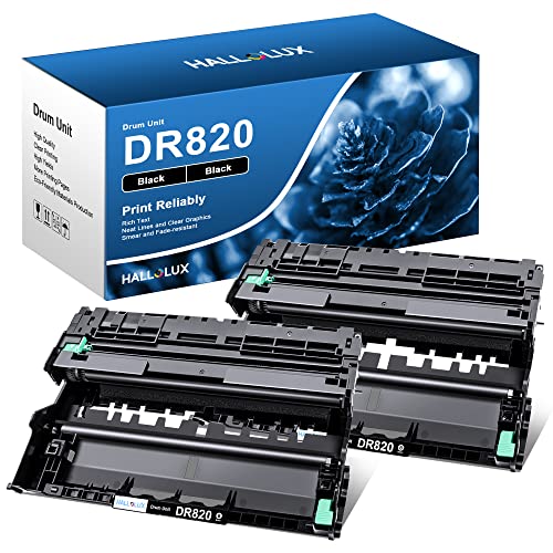 DR820 DR-820 Drum Unit Compatible Replacement for Brother DR820 DR-820 DR 820 for MFC-L5850DW HL-L6200DW HLL6200DW L6200DW MFC-L5900DW MFC-L5700DW HL-L5200DW L5200DWT Printer (2 Black)