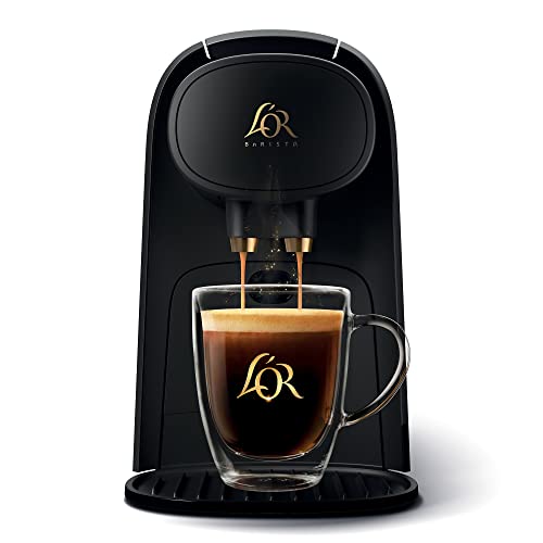The L'OR Barista System Coffee and Espresso Machine Combo by Philips, Black