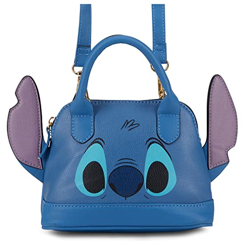 Disney Lilo and Stitch Handbag - Girls, Boys, Teens, Adults - Officially Licensed Stitch Faux Leather Cosplay Mini Crossbody Handbag