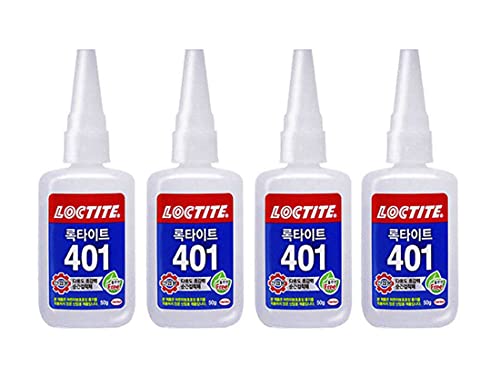 (50g x 4pcs) Loctite 401 Multi-Purpose Instant Adhesive Stronger Super Glue