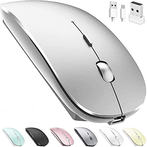 Rechargeable Bluetooth Wireless Mouse for Laptop iPad Pro iPad Air MacBook Pro MacBook Air MacBook Chromebook Win8/10