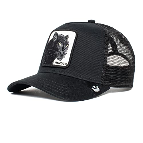 Goorin Bros. The Farm Original Core Unisex Adjustable Snapback Trucker Hat, Black (Panther), One Size
