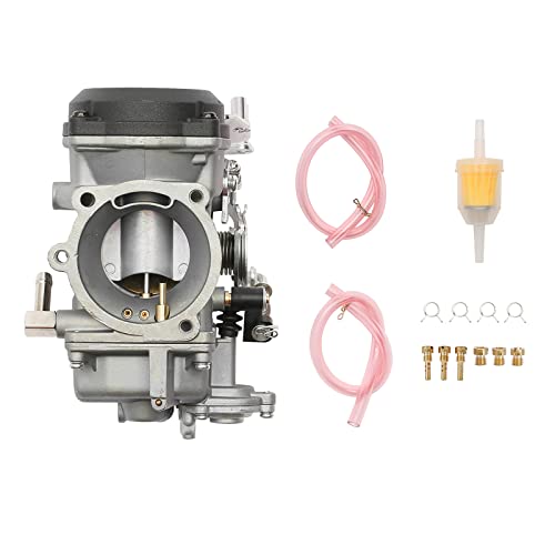 Carburetor CV40 Carb with Extra Main Jets Slow Jets for Harley Davidson Dyna Sportster 883 1200 Heritage Softail Electra Glide Fatboy & More