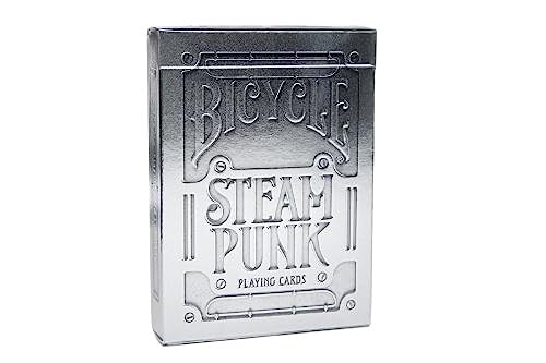 Theory 11 Silver Steampunk Playing Cards (3.5 x 2.5-Inch)