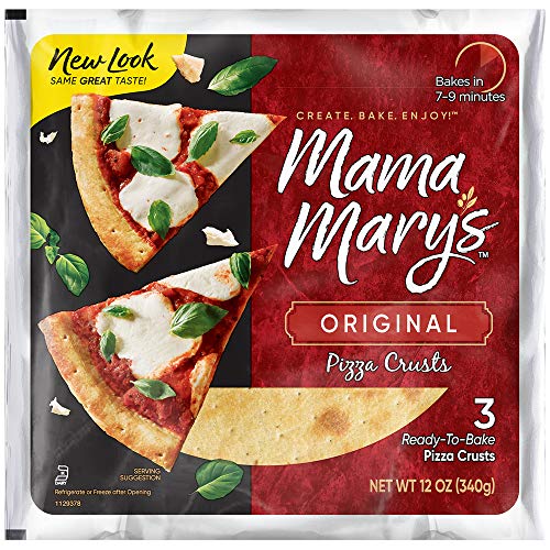 Mama Mary's Traditional Pizza Crust, 12 Ounce (Pack of 6)