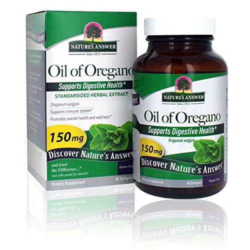 Nature's Answer Oil of Oregano Capsule Softgels, 90-Count | Natural Immune Booster | Promotes Healthy Digestion & Gut Flora