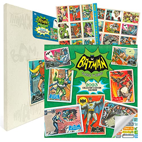 Batman Comics Calendar 2023 -- Deluxe 2023 Original Batman Collector's Edition Calendar Bundle with Over 100 Calendar Stickers (DC Comics Gifts)