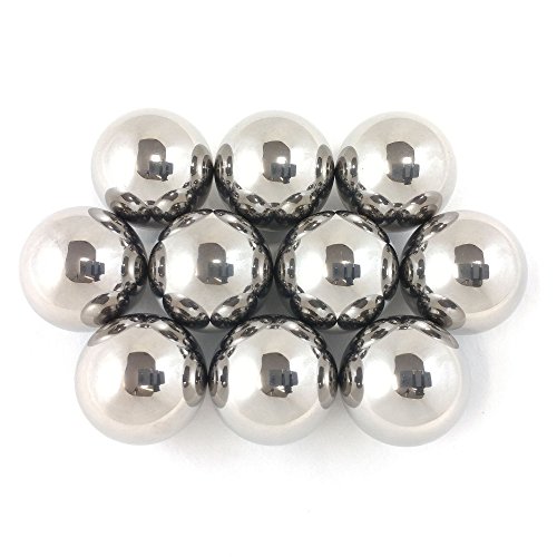 Avler 1 Inch (25.4mm) Chrome Steel Bearing Balls (Pack of 10)