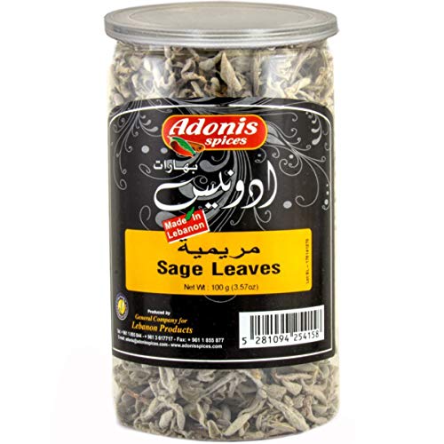 Adonis - Sage Leaves, 3.5 Oz (100g)