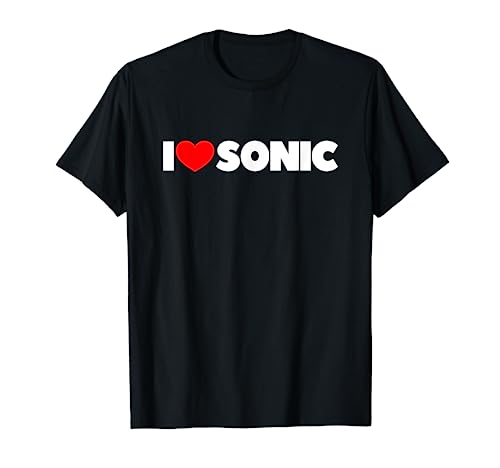 I Love (Heart) Sonic T-Shirt T-Shirt