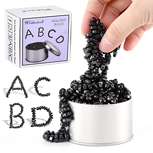 Fidget Toys Adults, Magnetic Balls, Adult Fidgets for Anxiety and Stress, Desk Toys in Office, Over 500 Ferrite Mini Magnet Stones, Metal Putty Fidget Magnets Gift for Adults, Men, Women, Friends