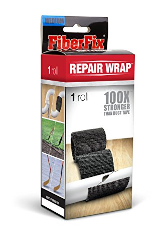 FiberFix Repair Wrap - Permanent Waterproof Repair Tape 100x Stronger than Duct Tape 2" (1 Roll)