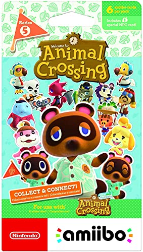 Nintendo Animal Crossing Amiibo Cards - Series 5 - 6 Card Pack