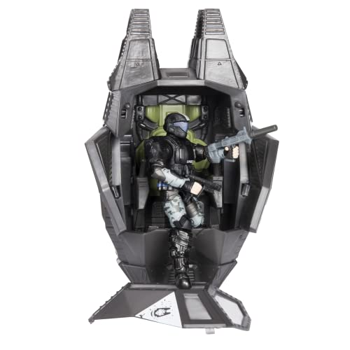 Halo 4" World of Halo Figure & Vehicle  ODST Drop Pod with Rookie