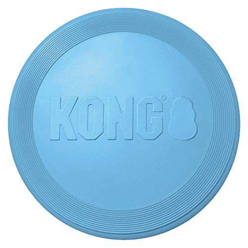 KONG Puppy Flyer - Small Frisbee for Small Dogs - Small Dog Toys - Rubber Teething Toys for Puppies - Soft Dog Frisbee & Flying Disc for Fetch - Puppy Frisbee for Hyper Pets - Small Dogs