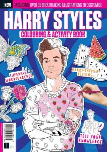 Harry Styles Colouring & Activity Book: Including over 35 breathtaking illustrations to customise