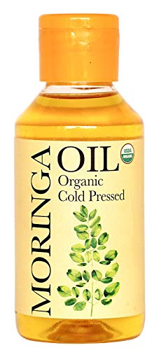 DAANA Organic Moringa Oil for Skin: Extra Virgin, Cold Pressed (4 fl oz)