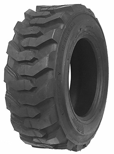 ZEEMAX Heavy Duty 10-16.5 G2 Skid Steer Tire 12 Ply for Bobcat w/Rim Guard 12001