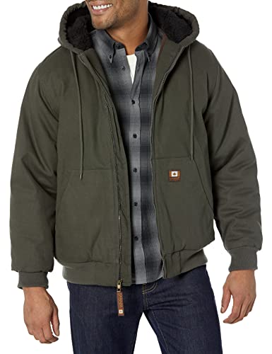CANADA WEATHER GEAR Men's Workwear Cotton Jacket, Moss, X-Large