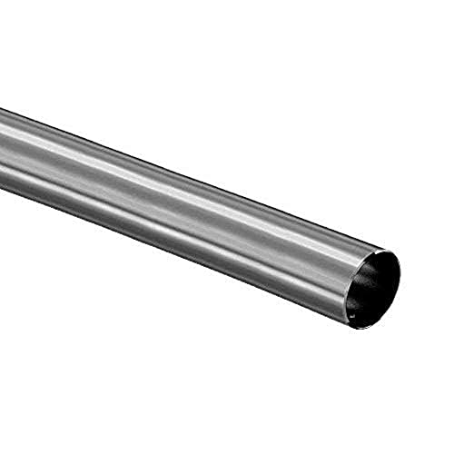 1" OD - Brushed Stainless Steel Tubing 316 Grade - 48" Long - 16 Gauge (Custom Order)