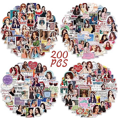 200Pcs Lana Del Rey Stickers