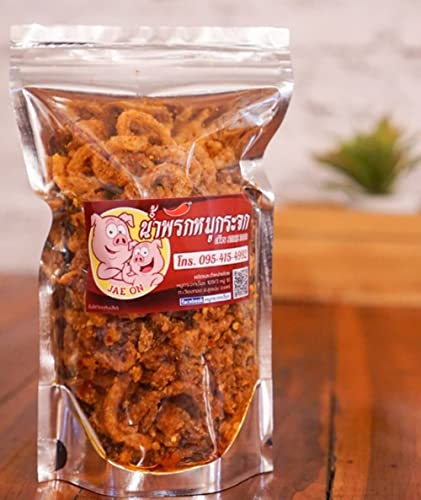Revada 1x130g Thai Crispy Pork Snack Chili Onion Garlic Fried Less Spicy Savory Food Meal Product Quality of Thailand Flavor: Normal Spicy No Preservatives Added, No Coloring, Flavoring