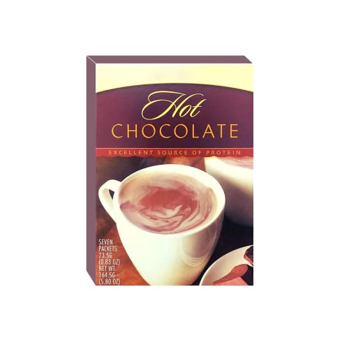 HealthyWise - High Protein Hot Cocoa - Instant Low Carb, Low Calorie Hot Chocolate Mix with 15g Protein, 7 Servings Per Pack (Classic)