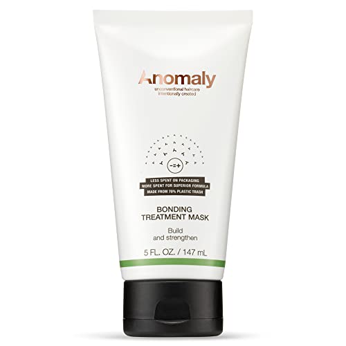 Anomaly Bonding Treatment Mask with Keratin for Dry & Damaged Hair | Strengthen & Protect | Sulfate Free & Paraben Free | Eco Friendly & Sustainable Packaging from Ocean Plastic, 5 fl. oz., white (Pack of 1)