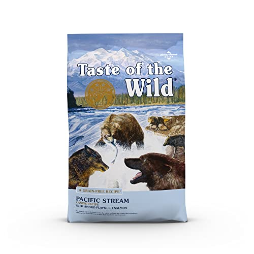 Taste of the Wild Pacific Stream Grain-Free Dry Dog Food with Smoke-Flavored Salmon 28lb