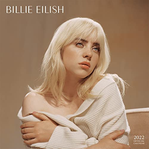 Billie Eilish OFFICIAL 2022 12 x 12 Inch Monthly Square Wall Calendar, Music Pop Singer Songwriter Celebrity