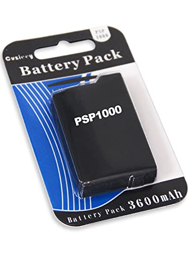 Cuzieey PSP Battery for PSP 1000 PSP 1001: Replacement Battery Pack for Sony PSP 1000 PSP 1001 - PSP-S110 Console(3.6V 3600mAh