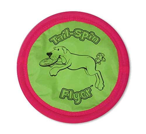 Chuckit! Petmate Booda Tail-Spin Flyer Floating Dog Frisbee, Multi, 10-Inch