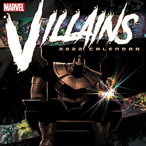 Marvel Villains Calendar 2022 - Month to a View Planner 30cm x 30cm - Official Merchandise