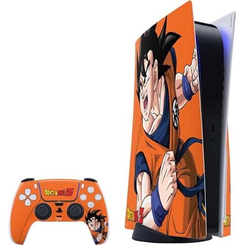 Skinit Decal Gaming Skin Compatible with PS5 Console and Controller - Officially Licensed Dragon Ball Z Goku Turtle School Uniform Design