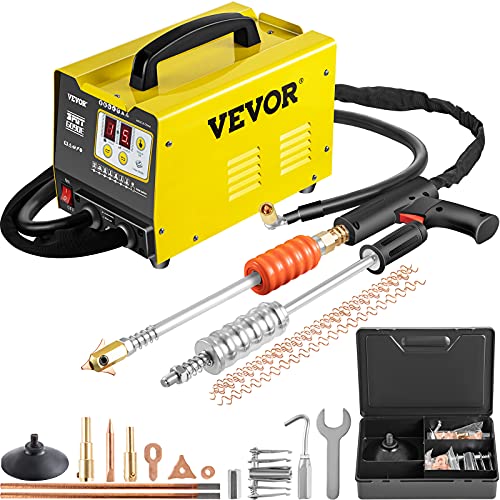 VEVOR G90E Stud Welder Dent Repair Kit, Professional Dent Removal with 110V Spot Welder and Slide Hammer Dent Puller for Auto Body Dent Repair