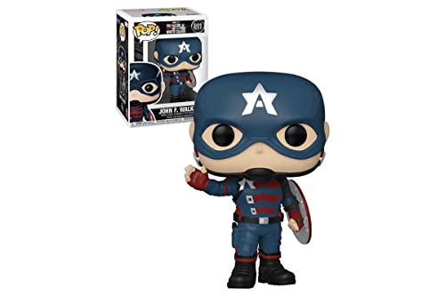 Funko POP Marvel: The Falcon and The Winter Soldier - John F. Walker, 3.75 inches,Multicolor