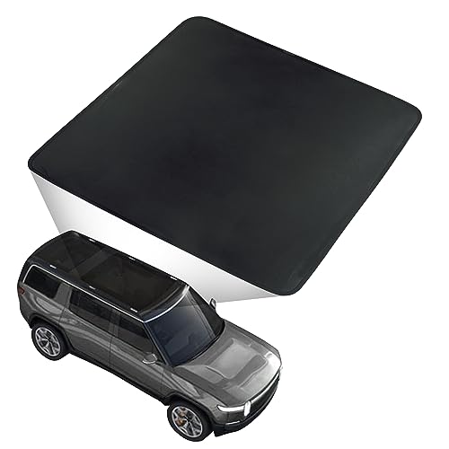 Good Life+Style Foldable Roof Sunshade for Rivian R1S - Reflective 2-Layer Sunroof Covers, Blocks Glare, Heat, and UV Rays, Compatible with Rivian R1S 2022-2023 Accessories (Black)