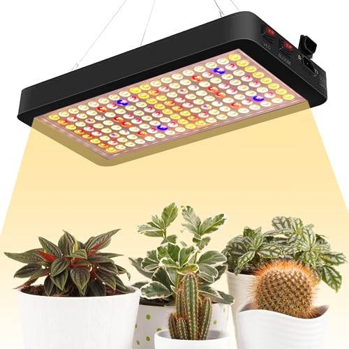 SERWING 2000W LED Plant Grow Light Dimmable,2023 Best Grow Lights for Indoor Plants Full Spectrum, Seed Starting Seedlings Vegetable Hanging Growing Lamps, Double Switch Grow Light for Indoor Plants